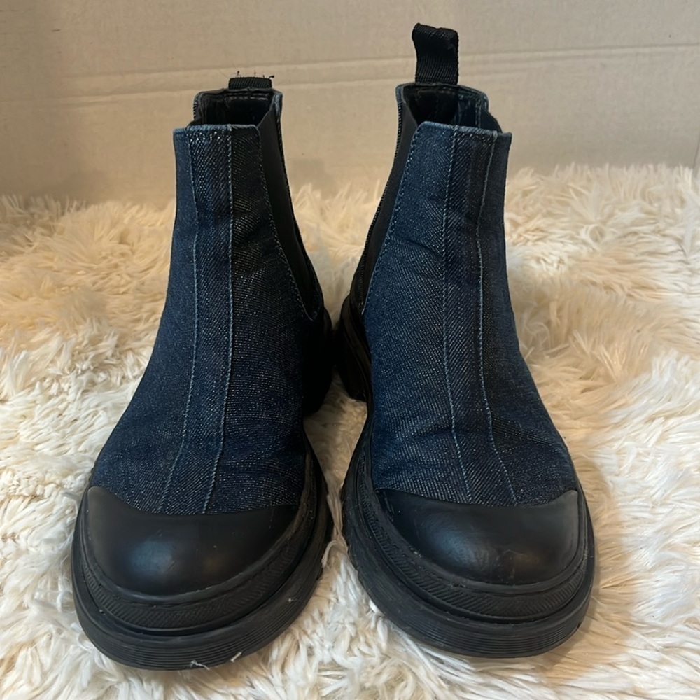WANT Les Essentiels Wellington men’s denim Chelsea Boots US5 EU37